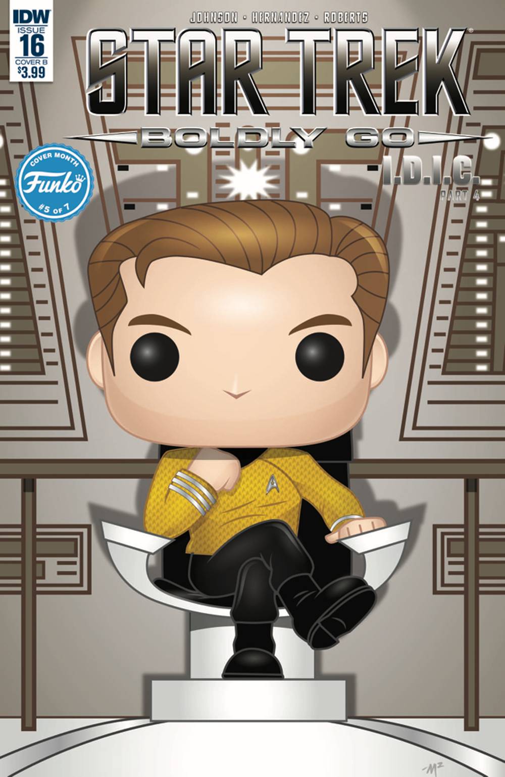 Star Trek Boldly Go #16 Cover B Funko Martin