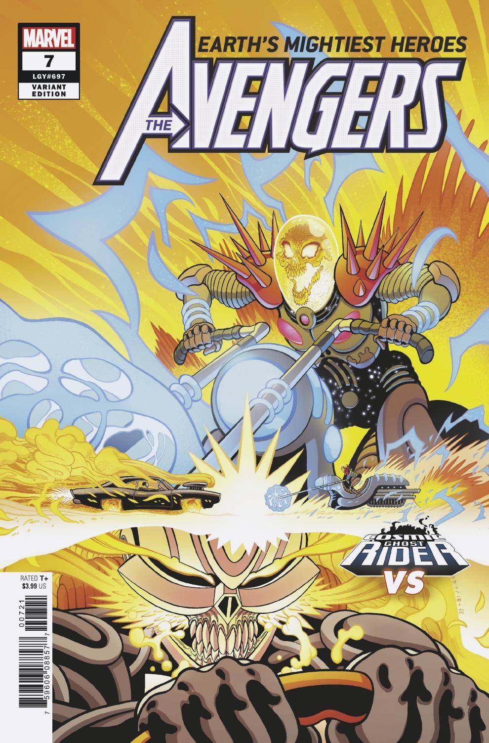 Avengers (2018) #7 Lupacchino Cosmic Ghost Rider Variant