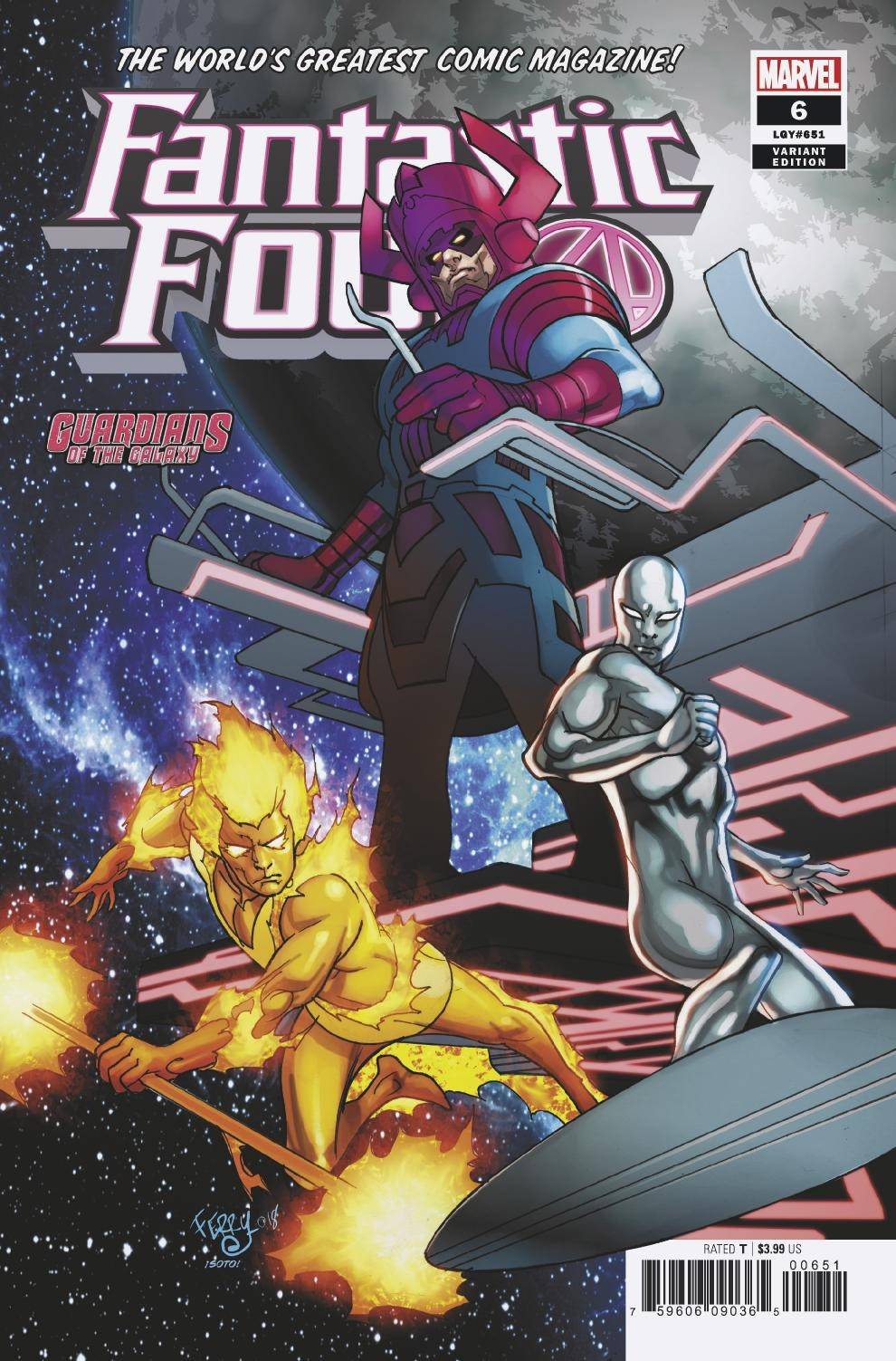 Fantastic Four (2018) #6 Ferry GoTG Variant <BINS>