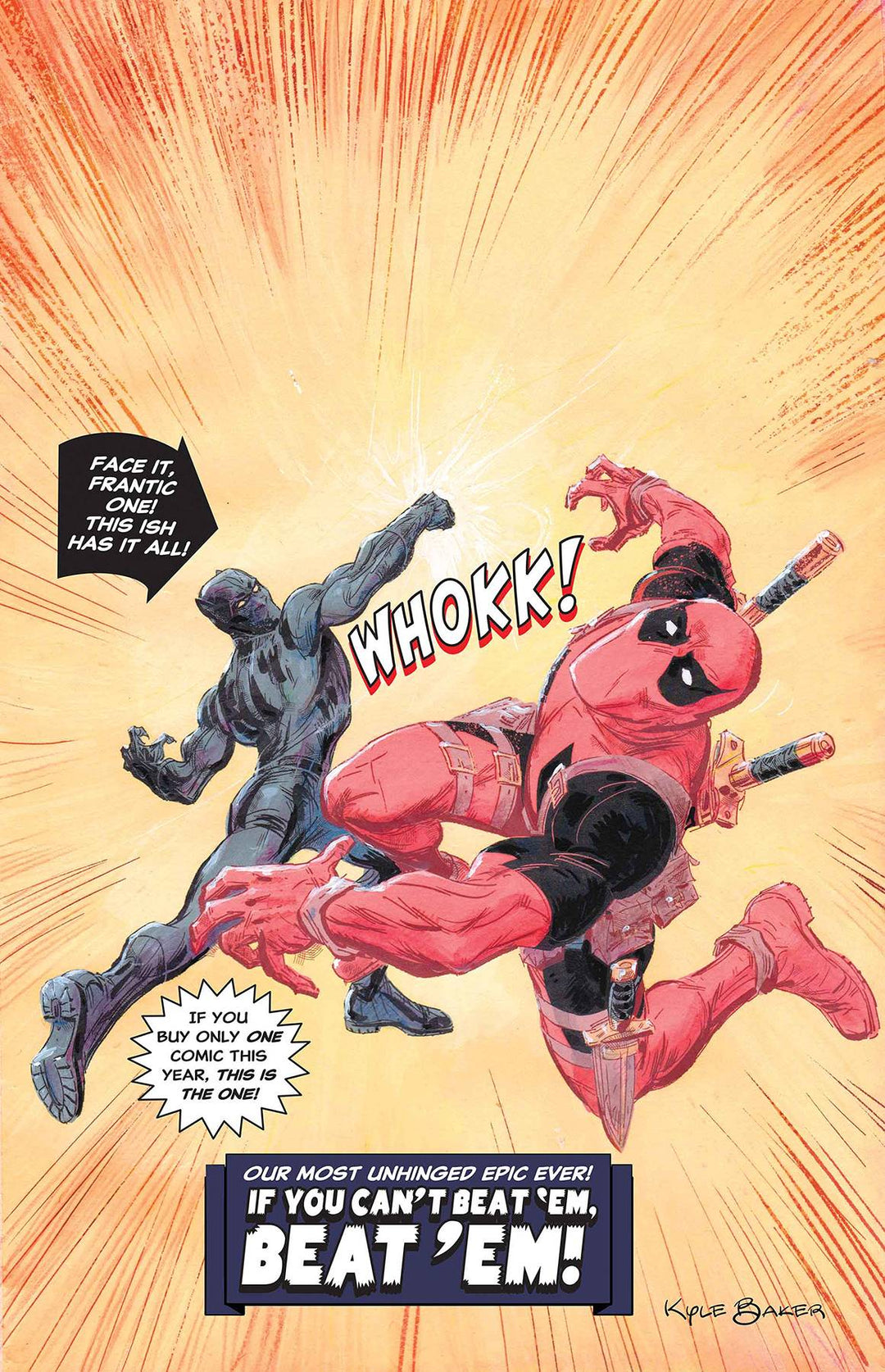 Black Panther vs Deadpool #5 (Of 5) Baker Variant <BINS>