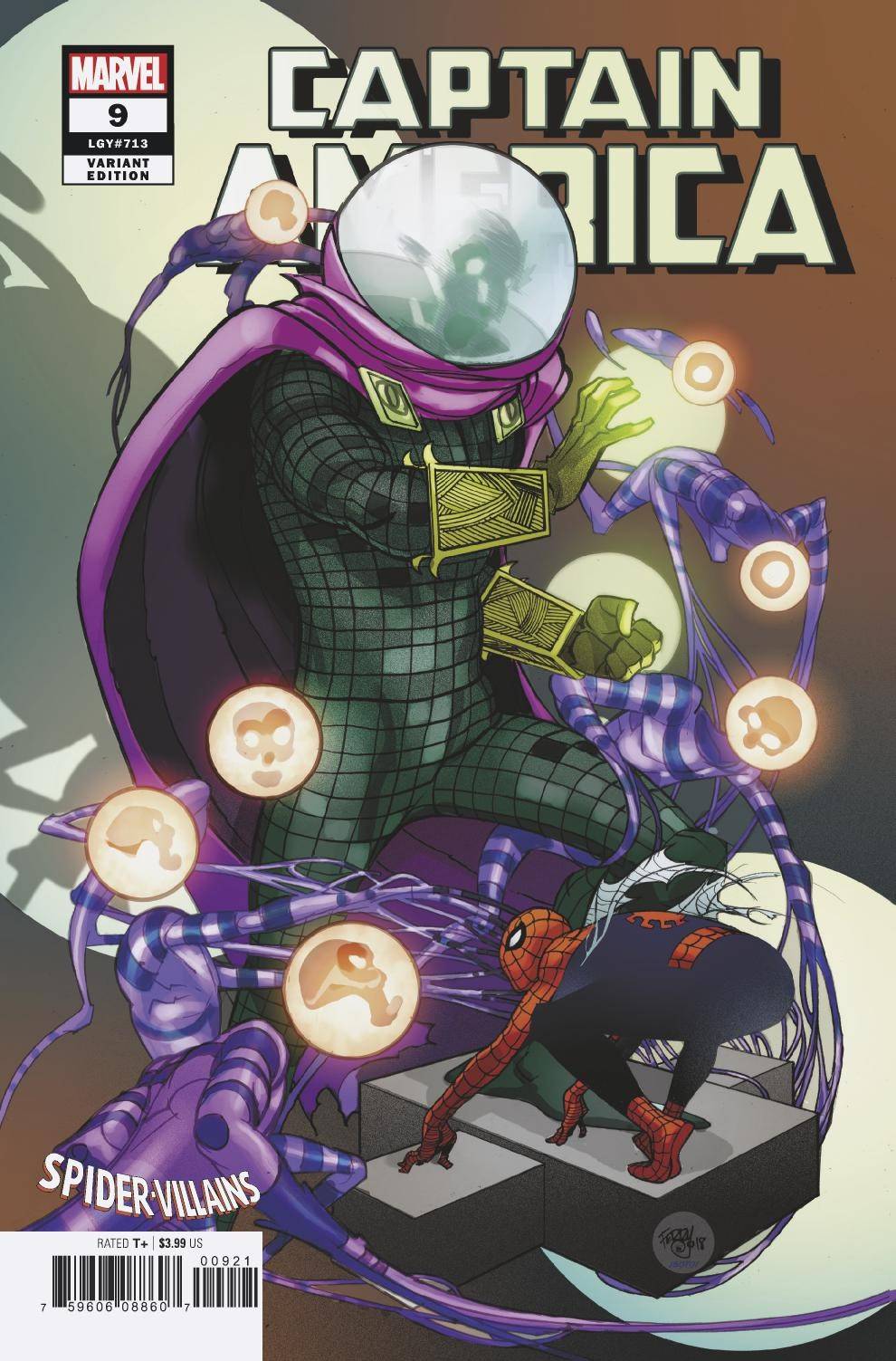 Captain America (2018) #9 Ferry Spider-Man Villains Variant <BIB05>