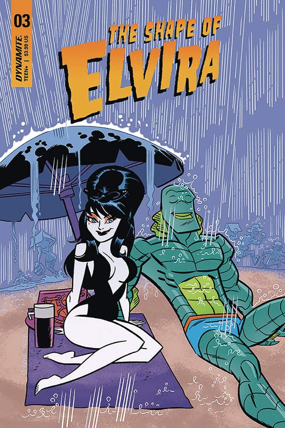 Elvira Shape Of Elvira #3 Cover B J Bone