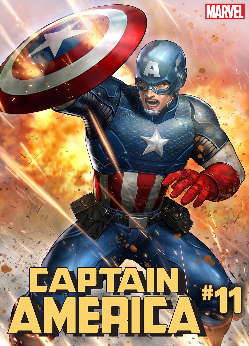 Captain America (2018) #11 Yoon Lee Marvel Battle Lines Variant <BIB05>