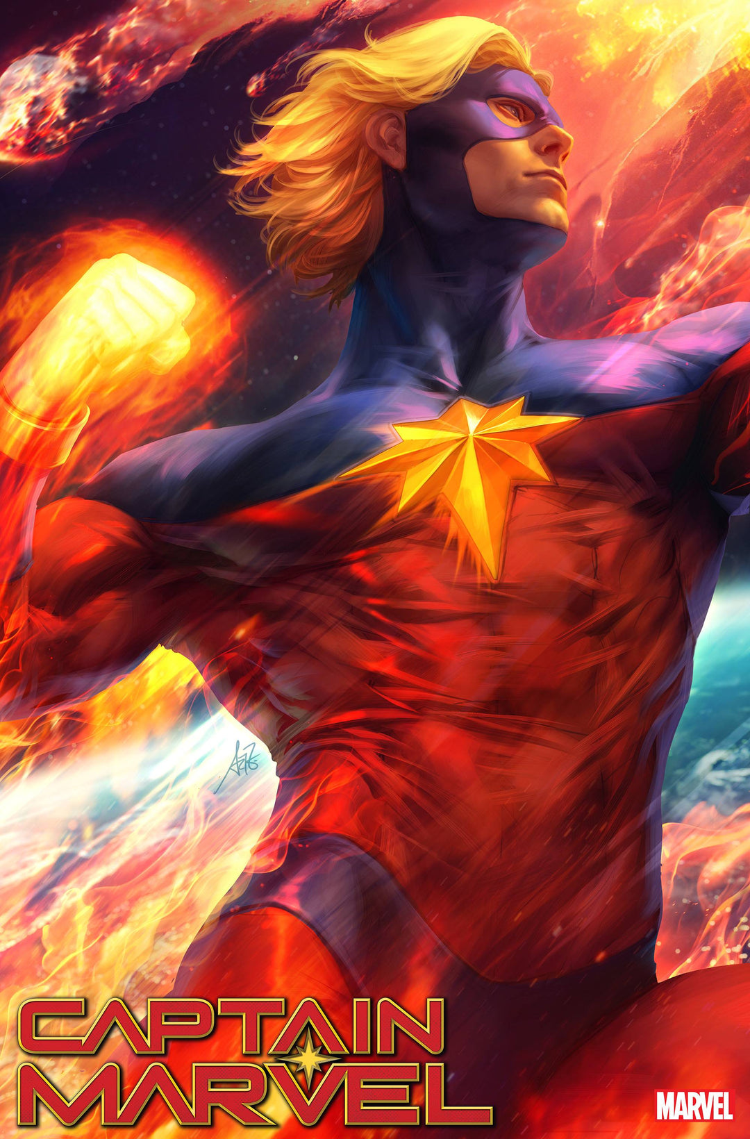 Captain Marvel (2019) #34 Artgerm Teaser Variant