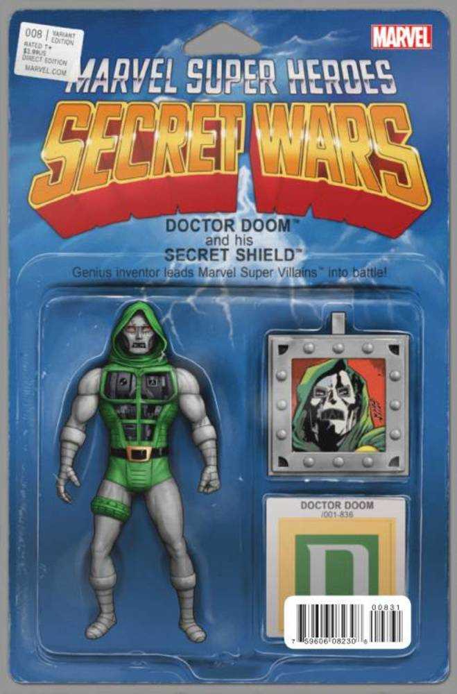Secret Wars (2015) #8 (Of 8) Christopher Action Figure Variant <BINS> <OFC>