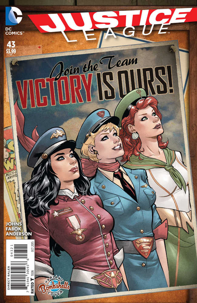 Justice League (2011) #43 Bombshells Variant Edition