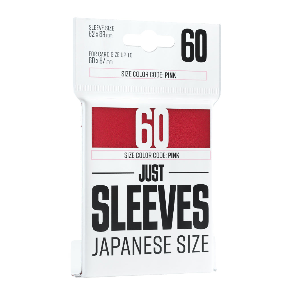 Just Sleeves: Pack of 50 Japanese Size Card Sleeves for Board Game and Card Games | 62 mm by 89 mm