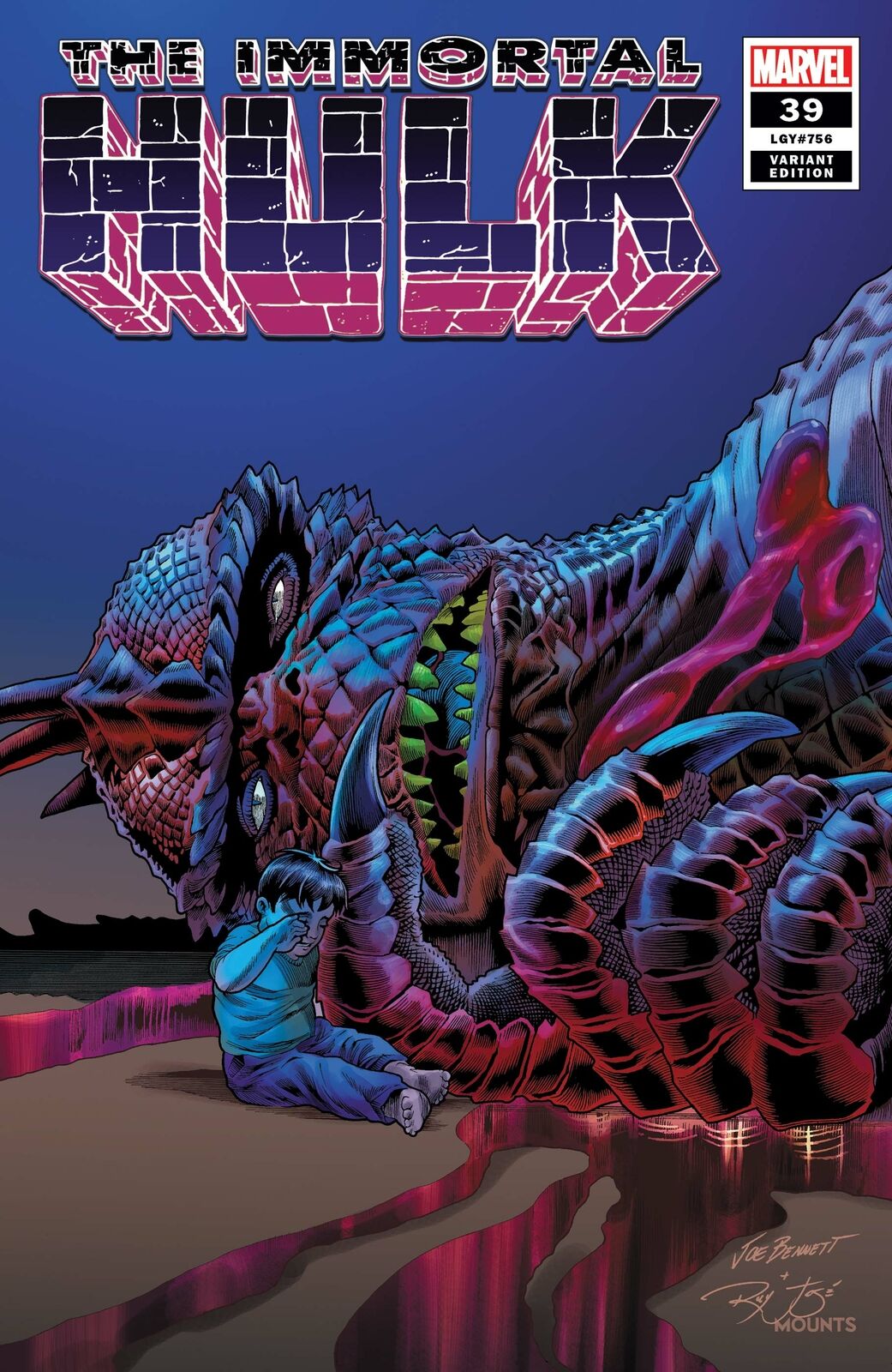 Immortal Hulk #39 Bennett Spoiler Variant <BINS>